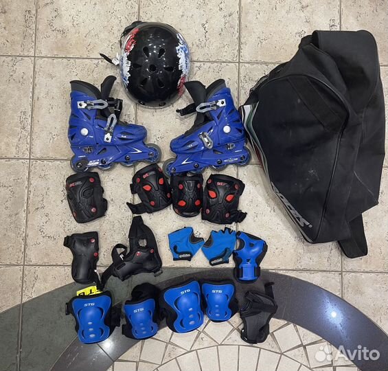 Коньки роликовые детские раздвижные