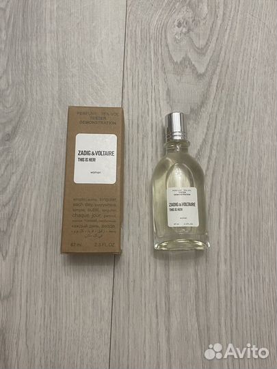 Духи zadig & viltaire тестер 67ml