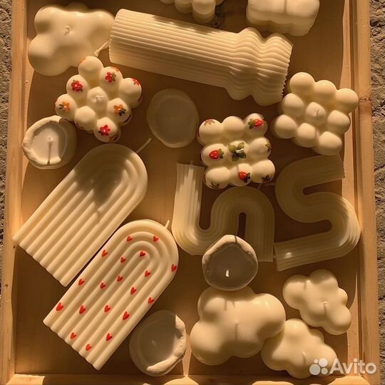 Свечи ручной работы из соевого воска