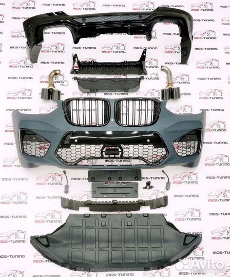 Обвес + решетка в стиле X4M BMW X4 G02