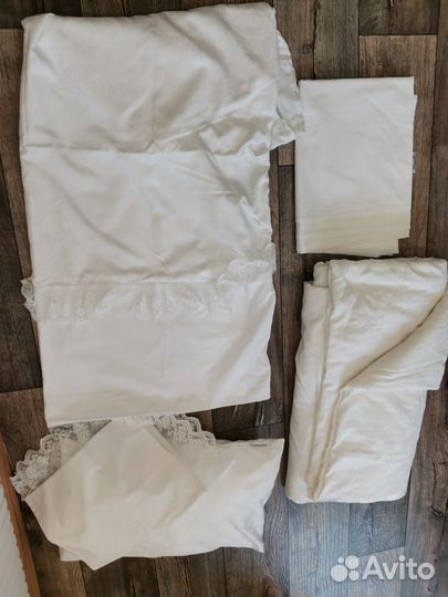 Детское постельное на кроватку, верблюжье одеяло