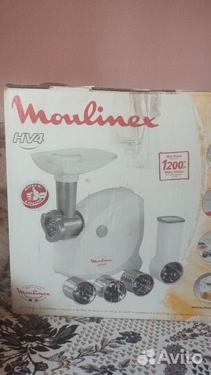 Мясорубка moulinex hv4
