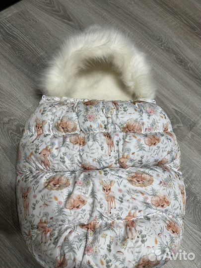 Зимний конверт в коляску