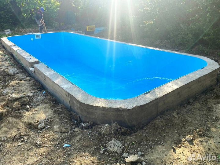 Бассейн 8x3 полипропиленовый