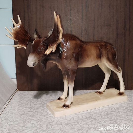 Лось фарфор Германия Hertwig