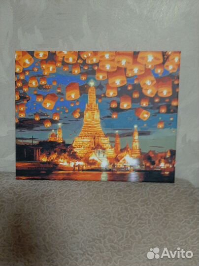 Картины по номерам раскрашенная