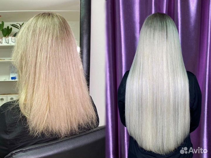 Наращивание волос, коррекция волос