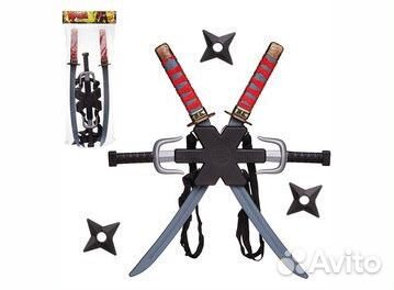 Оружие Ниндзя с ножнами набор карнавальный
