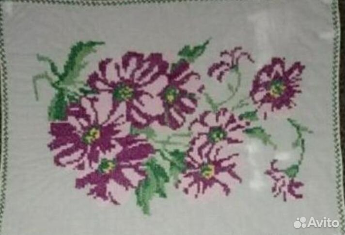 Картины вышитые винтаж 50-60гг