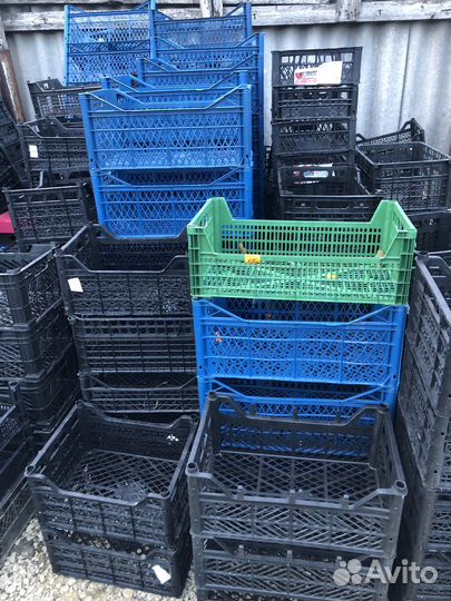 Пластиковые ящики для хранения бу