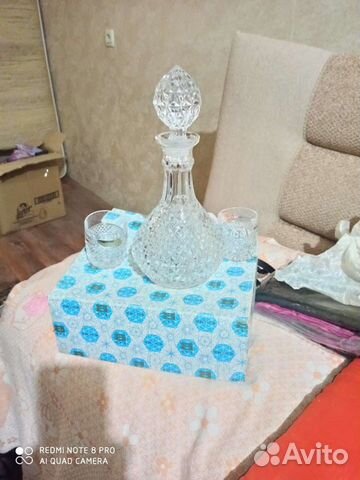 Графин хрустальный богемия