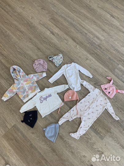 Вещи пакетом на девочку 68-74