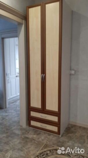 Кровать - односпалка (с матрасом), шкаф