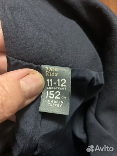 Жакет школьный для девочки 152 Zara т/ синий