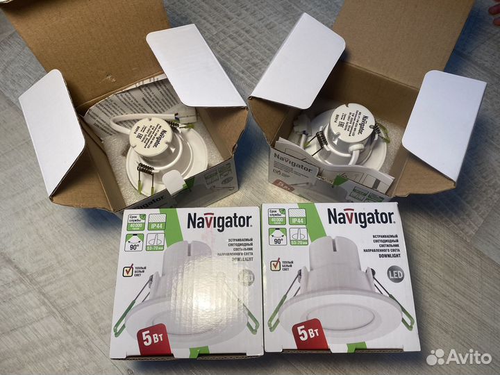 Светильник navigator ndl-p1-5w-830-wh-led