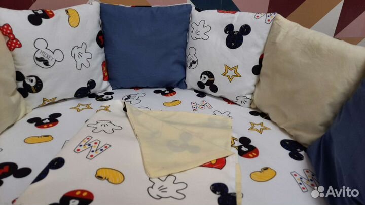 Бортики, детское постельное