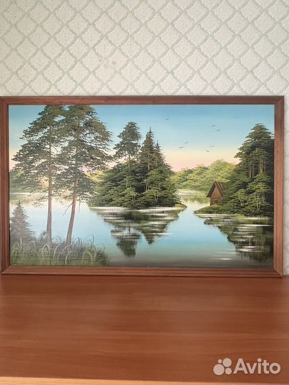 Картина акварель пейзаж