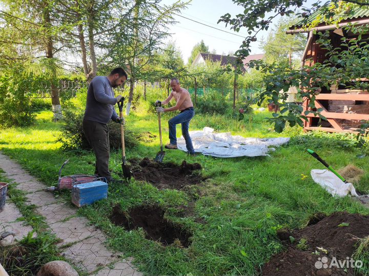 Установка септика на даче за 1 день