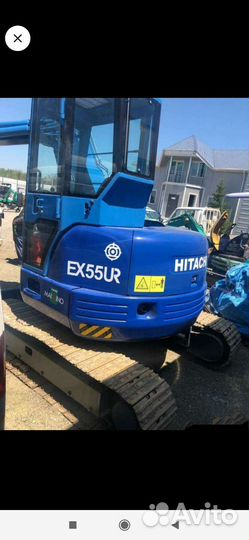 Мини - экскаватор гусеничный Hitachi EX55UR