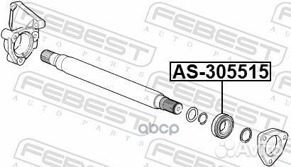 Подшипник приводного вала 30x55x15.5 AS305515