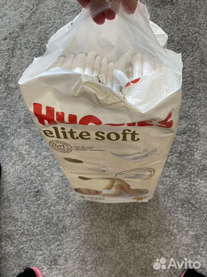 Подгузники хаггис elite soft 4