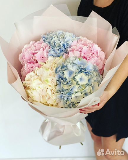 Гортензии в Букетах. Доставка Цветов