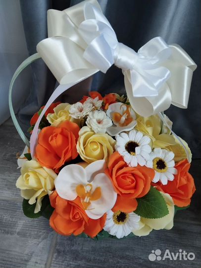 Букет из мыла