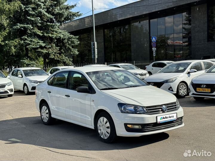 Volkswagen Polo 1.6 AT, 2019, 237 257 км