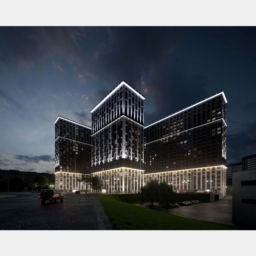 3-к. квартира, 73,2 м², 2/25 эт.