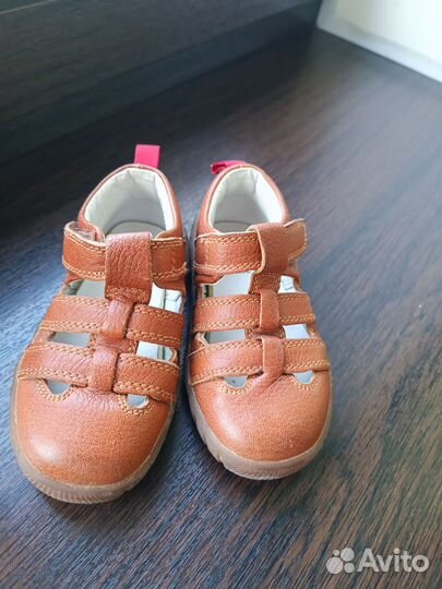 Сандали кожаные reima для мальчика 23