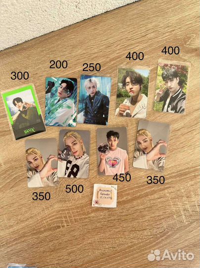 Карты stray kids maniac ; maxident