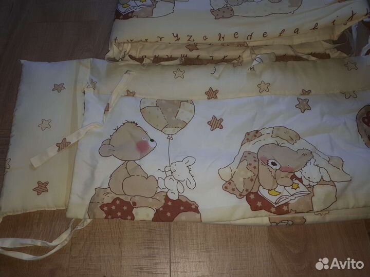 Бортики в детскую кроватку