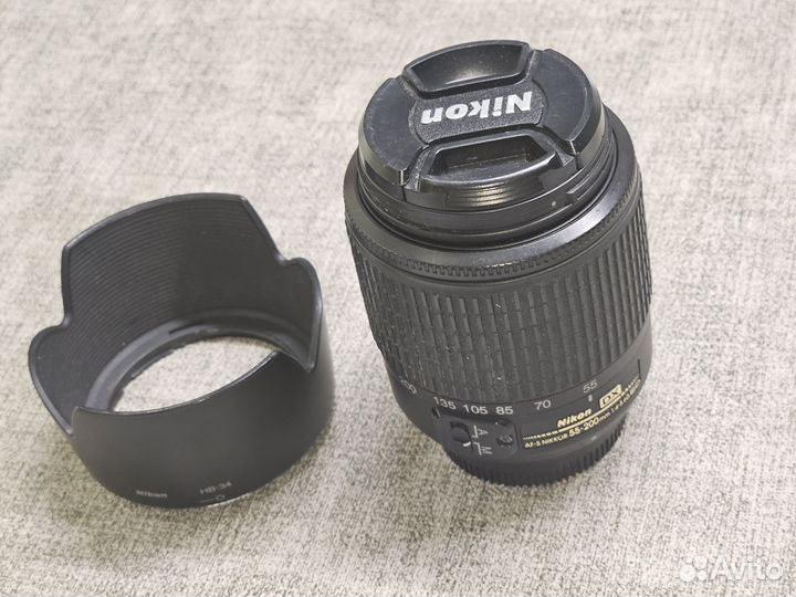 Объектив nikon 55-200mm