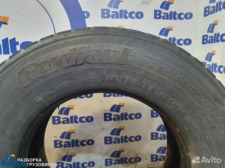 Шина Cordiant 315 70 22.5 задняя ось