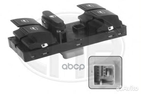 662269 блок управления стеклоподъемниками VW P