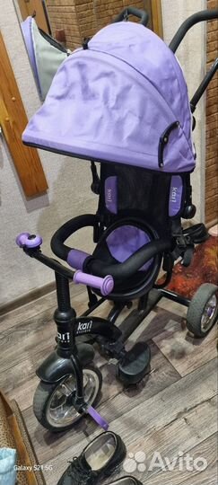 Велосипед коляска с ручкой