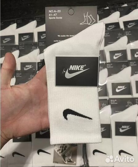 Носки nike высокие