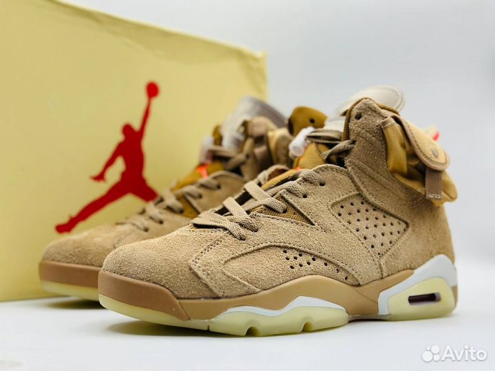 Кроссовки Nike Air Jordan 6 x Travis Scott