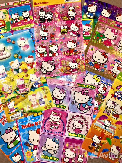 Наклейки детства Hello Kitty, Дисней, Мультфильмы