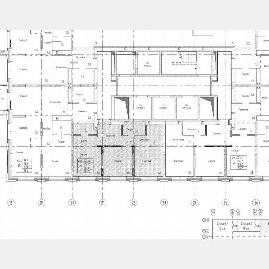 2-к. квартира, 56,2 м², 2/31 эт.