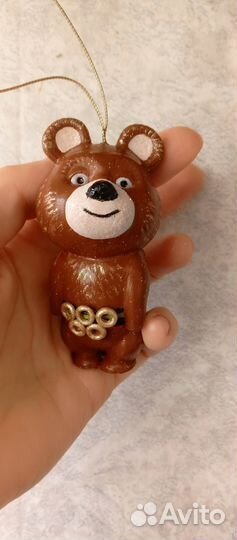 Ёлочная игрушка Олимпийский мишка
