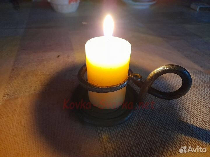Подсвечник кованый ручной работы