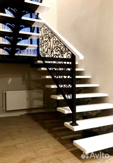 Металлокаркас для лестницы 