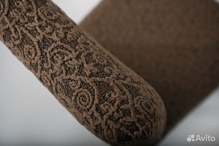 Чехлы на стулья со спинкой на кухню, Коричневый