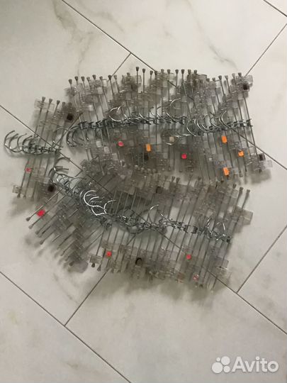 Вешалки плечики для брюк Б/У с прищепками