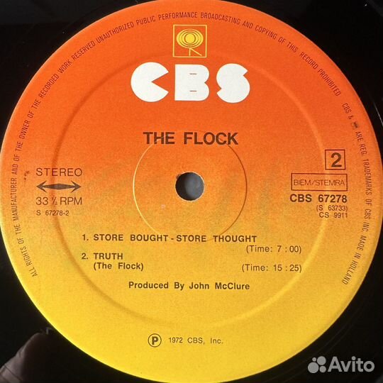 The Flock – The Flock 2LP (Голландия)