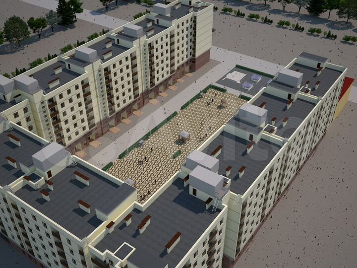 1-к. квартира, 51 м², 1/12 эт.