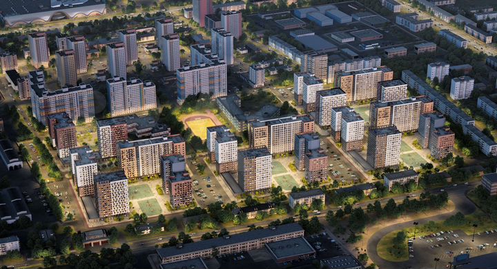 3-к. квартира, 72,4 м², 4/15 эт.