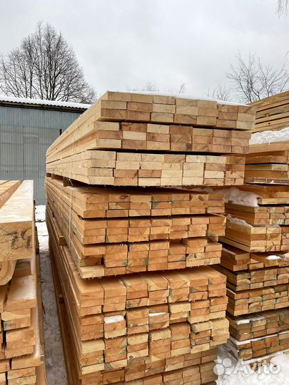 Доска обрезная 25х150х6000мм от производителя