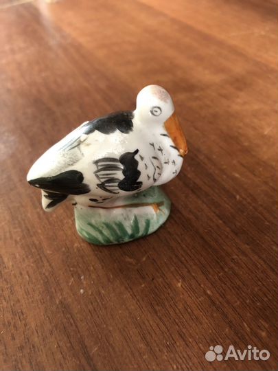 Фигурка фарфоровая Цапля СССР